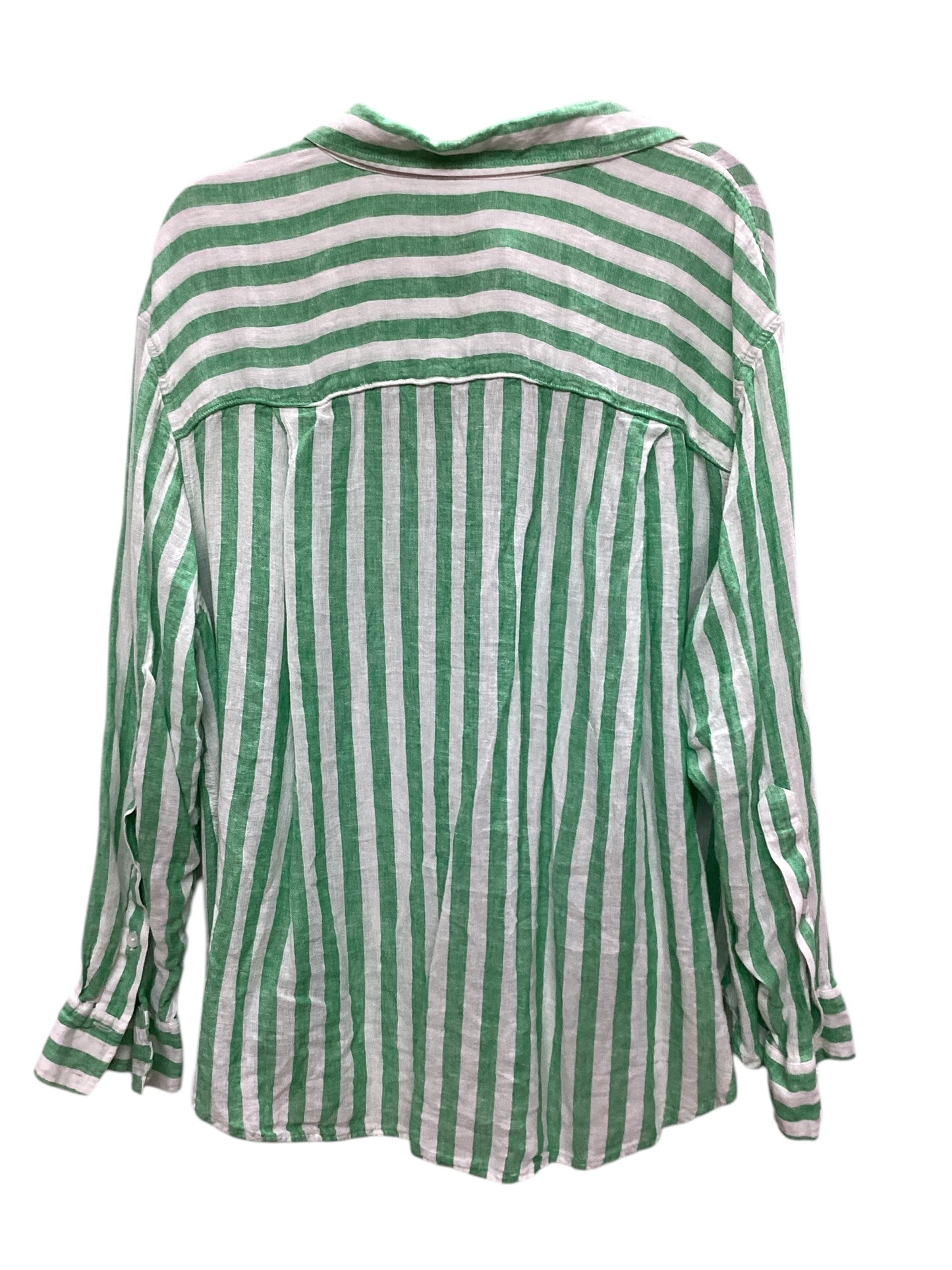 Top Long Sleeve By Sonoma In Striped Pattern, Size: 1x