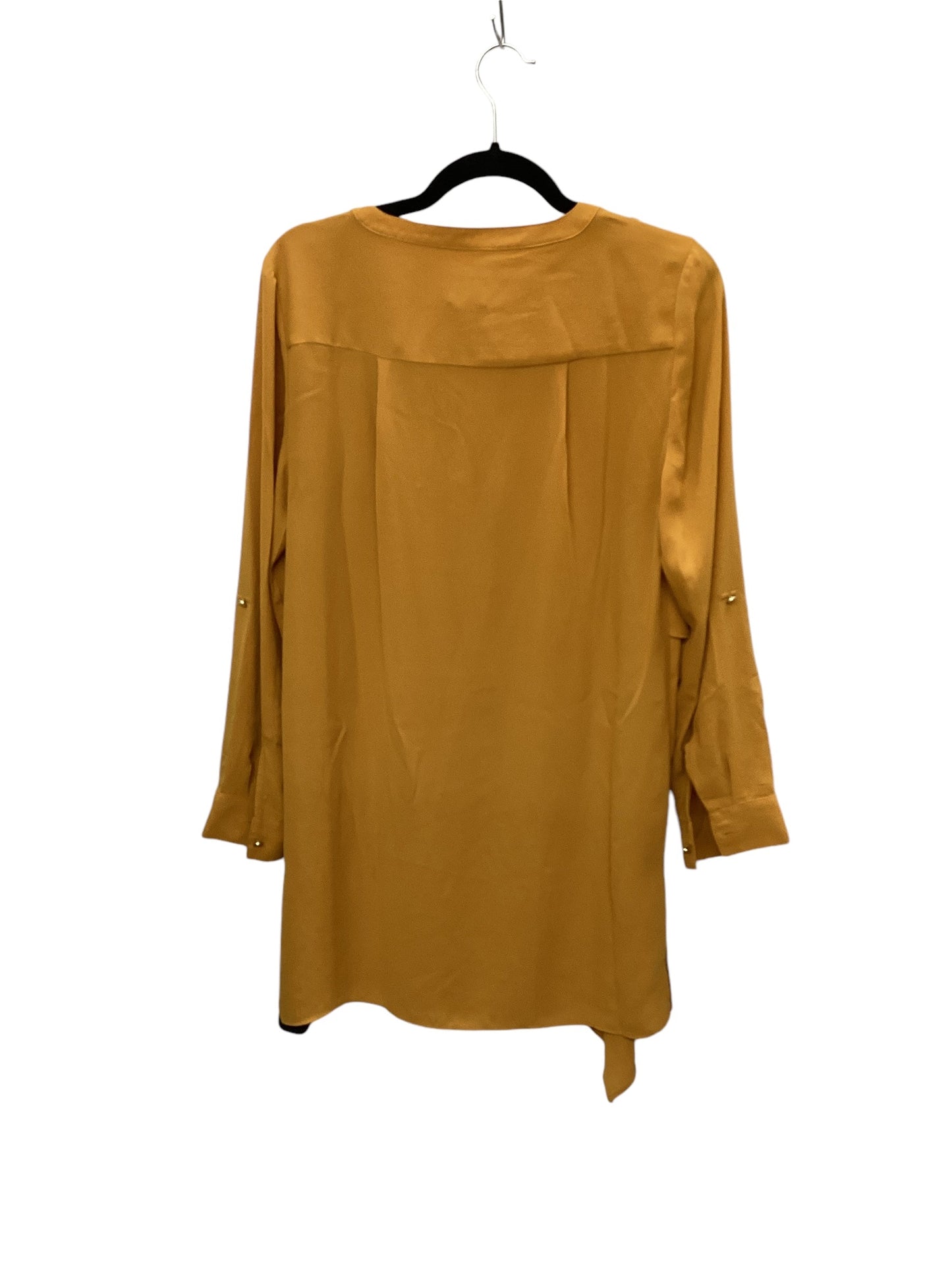 Top Long Sleeve By Chicos In Yellow, Size: S