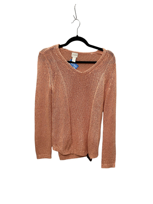 Top Long Sleeve By Chicos In Pink, Size: S