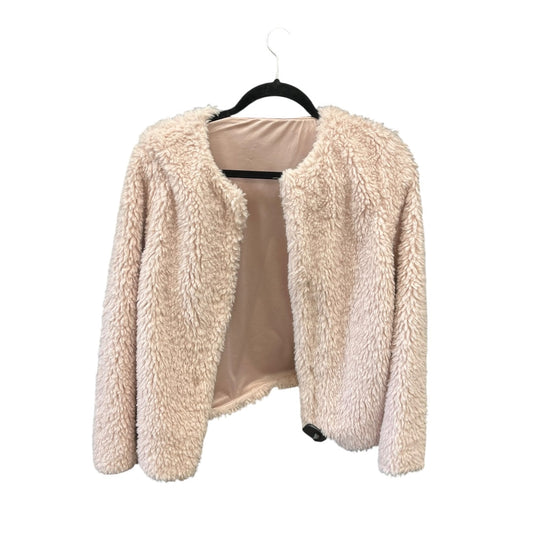 Jacket Fleece By H&m In Pink, Size: L