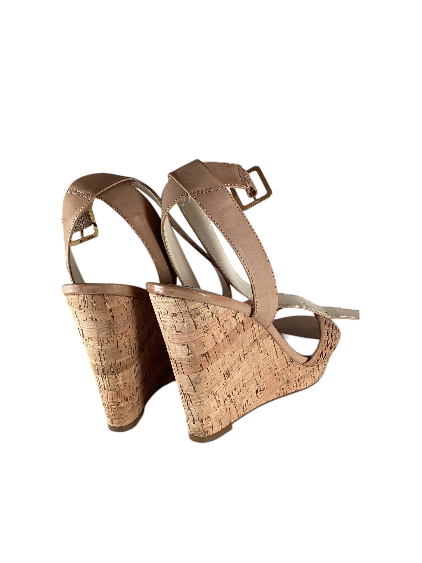 Shoes Heels Wedge By Jessica Simpson In Beige, Size: 6