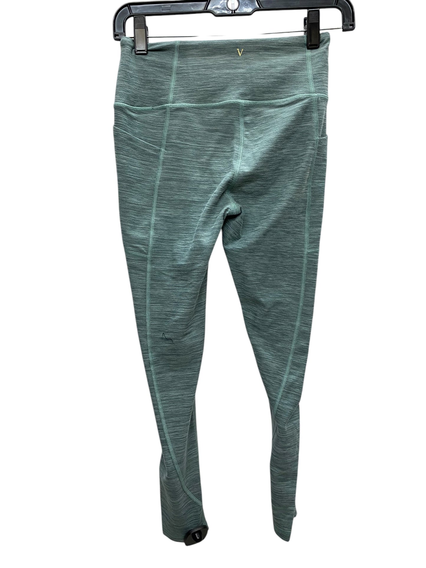 Athletic Leggings By Victorias Secret In Green, Size: S