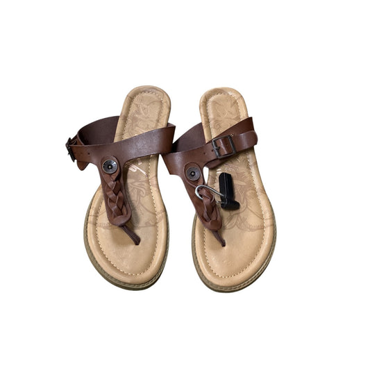 Sandals Flats By Blowfish In Brown, Size: 9.5