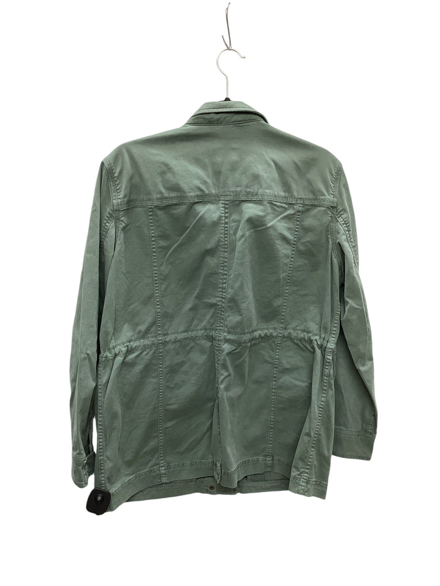 Jacket Denim By Gap In Green, Size: L