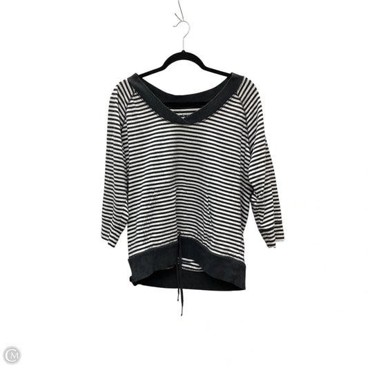 Top Long Sleeve By New York And Co In Striped Pattern, Size: L