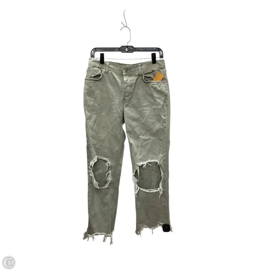 Jeans Cropped By We The Free In Green Denim, Size: 2