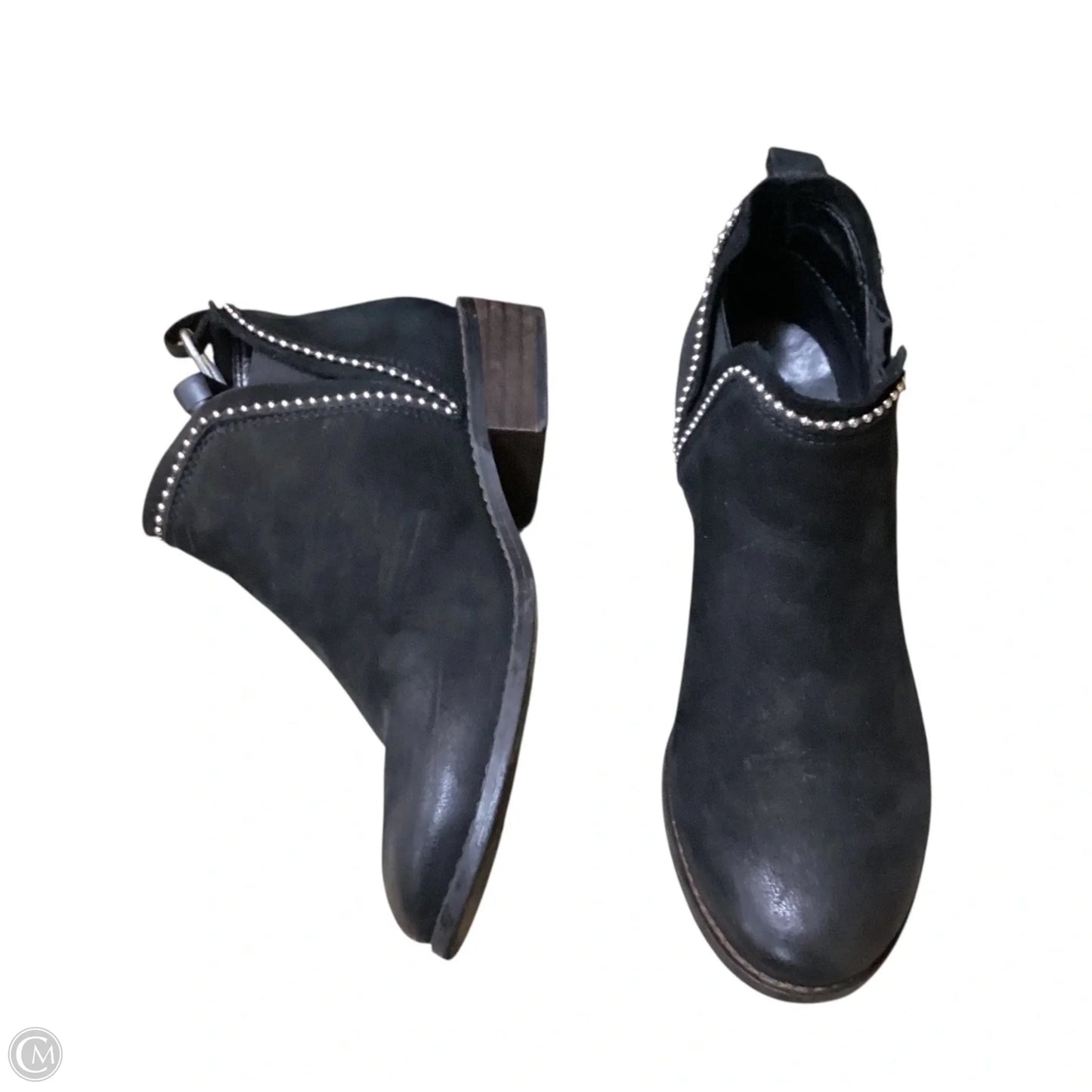 Boots Ankle Heels By Steve Madden In Black, Size: 6.5