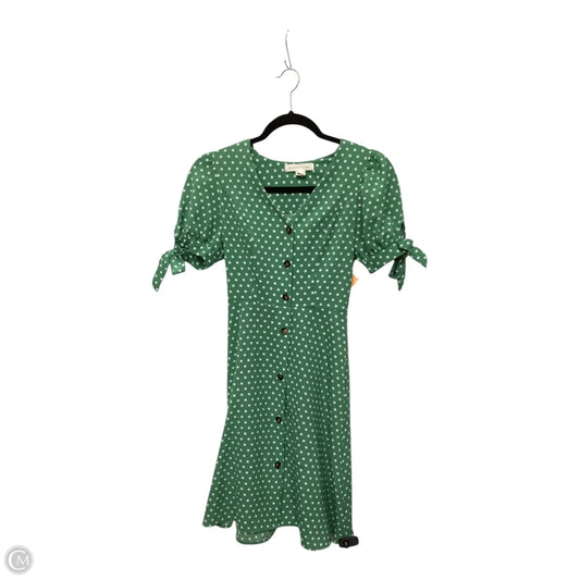 Dress Casual Short By Monteau In Green, Size: Xs