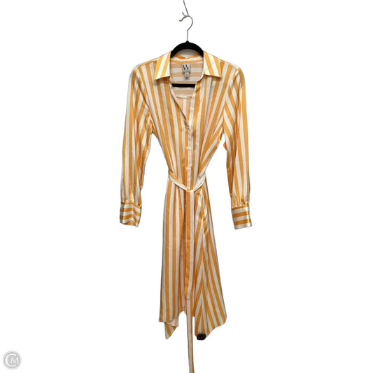 Dress Casual Midi By Worthington In Yellow, Size: M