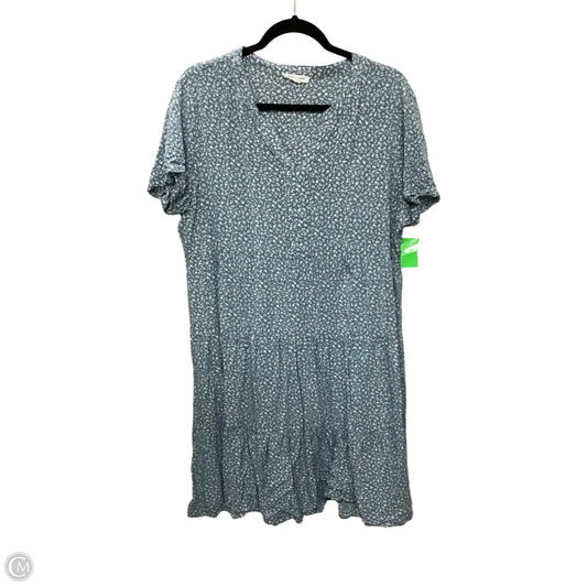 Dress Casual Short By Beachlunchlounge In Blue, Size: L