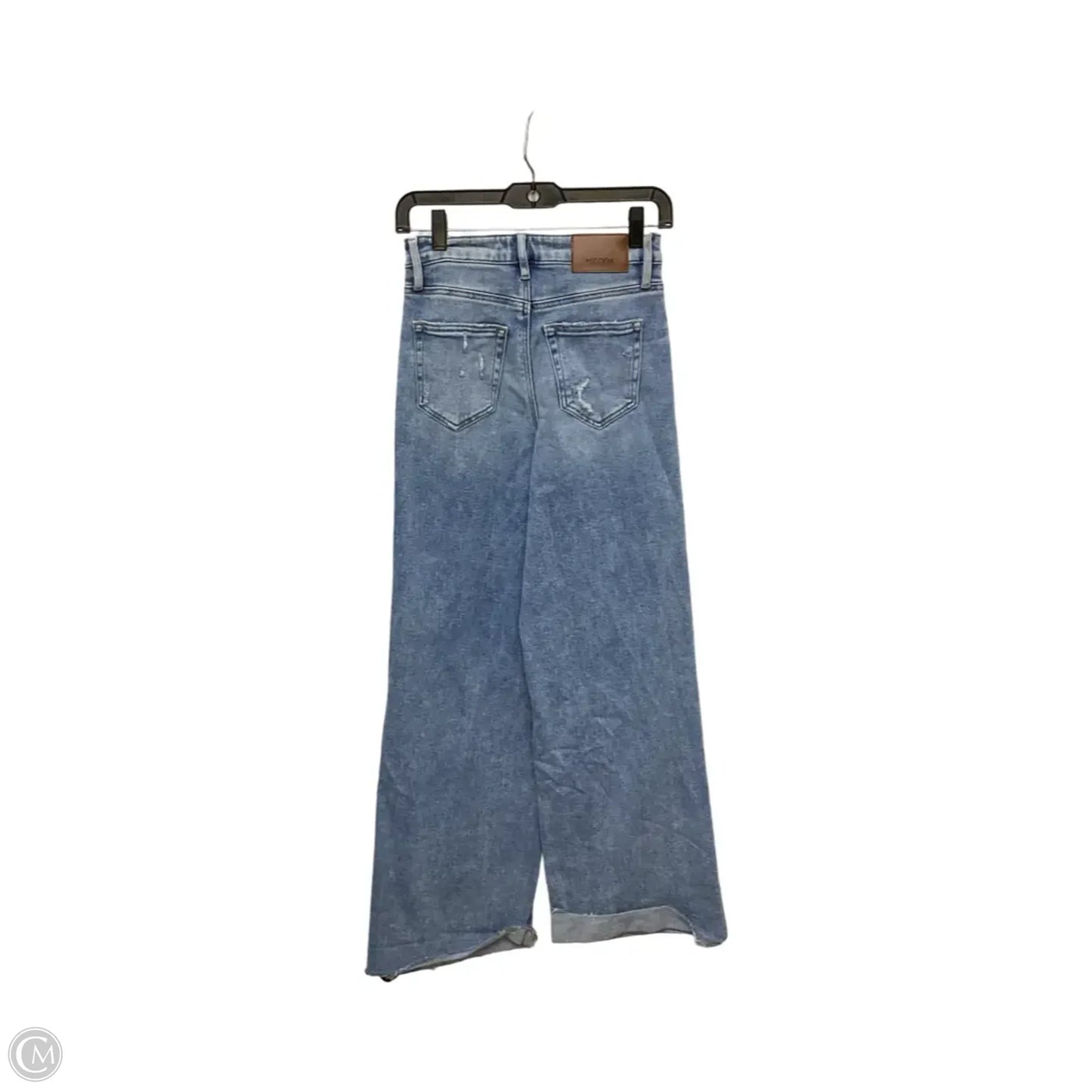 Designer Pants Wide Leg By Hidden In Blue Denim, Size: 0