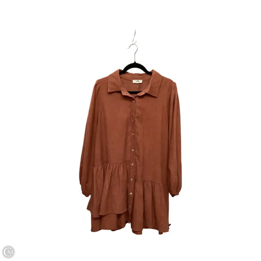 Dress Casual Short By Entro In Orange, Size: L