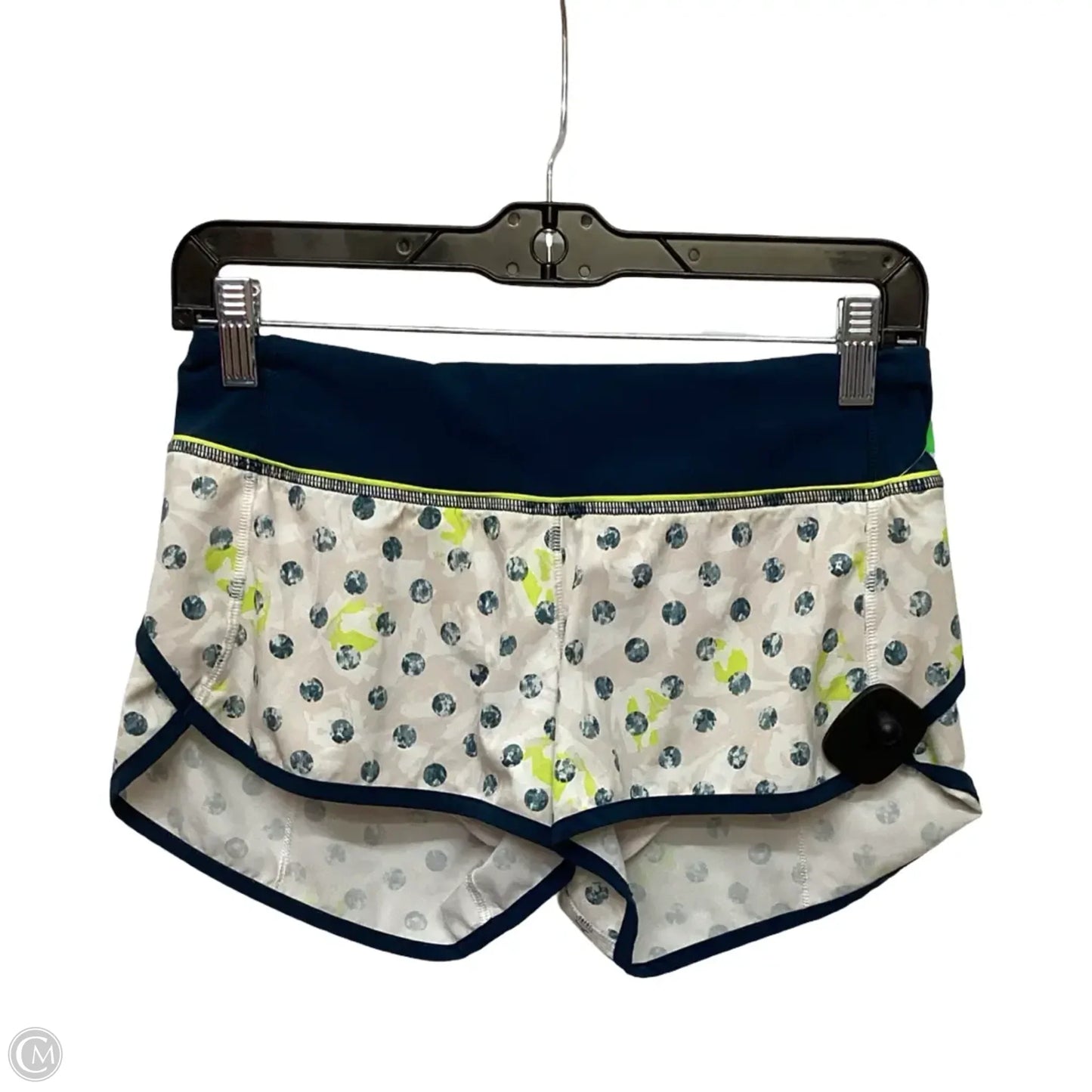 Athletic Shorts By Lululemon In Polkadot Pattern, Size: 4
