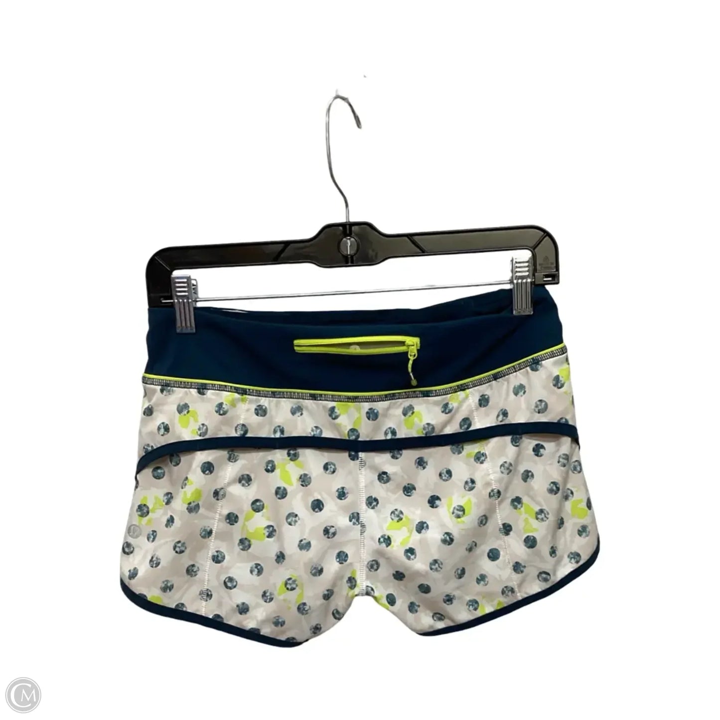 Athletic Shorts By Lululemon In Polkadot Pattern, Size: 4