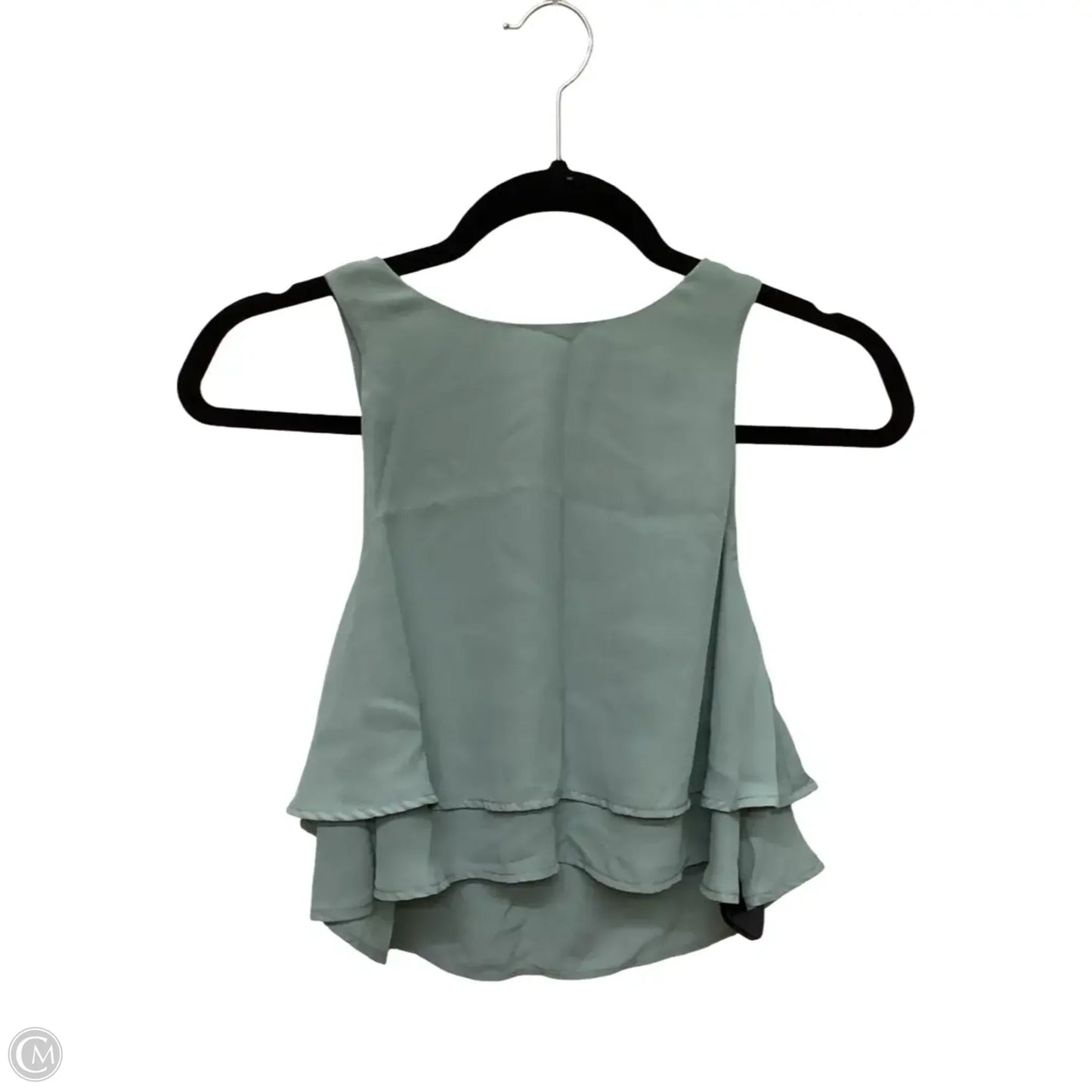 Designer Blouse Sleeveless By Show Me Your Mumu In Green, Size: Xs