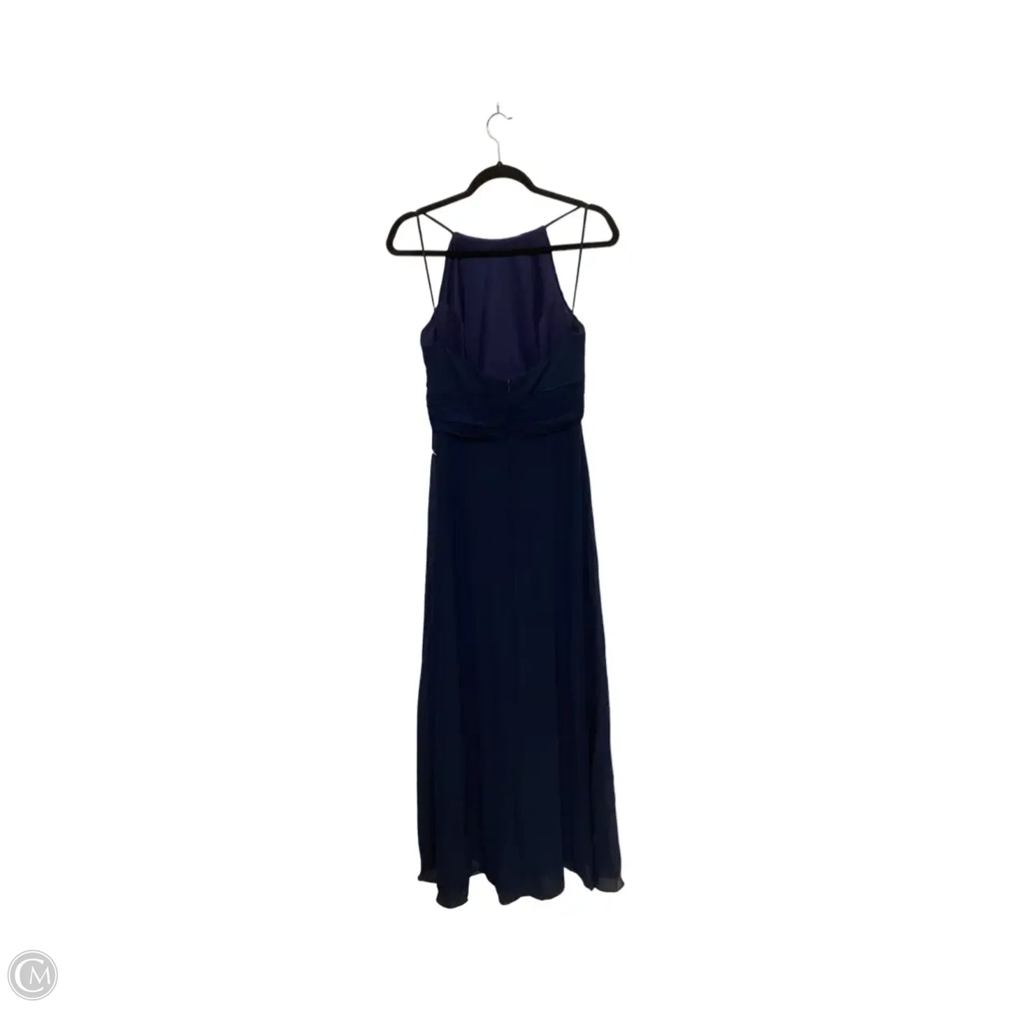 Designer Dress Party Long By Levkoff In Blue, Size: 8