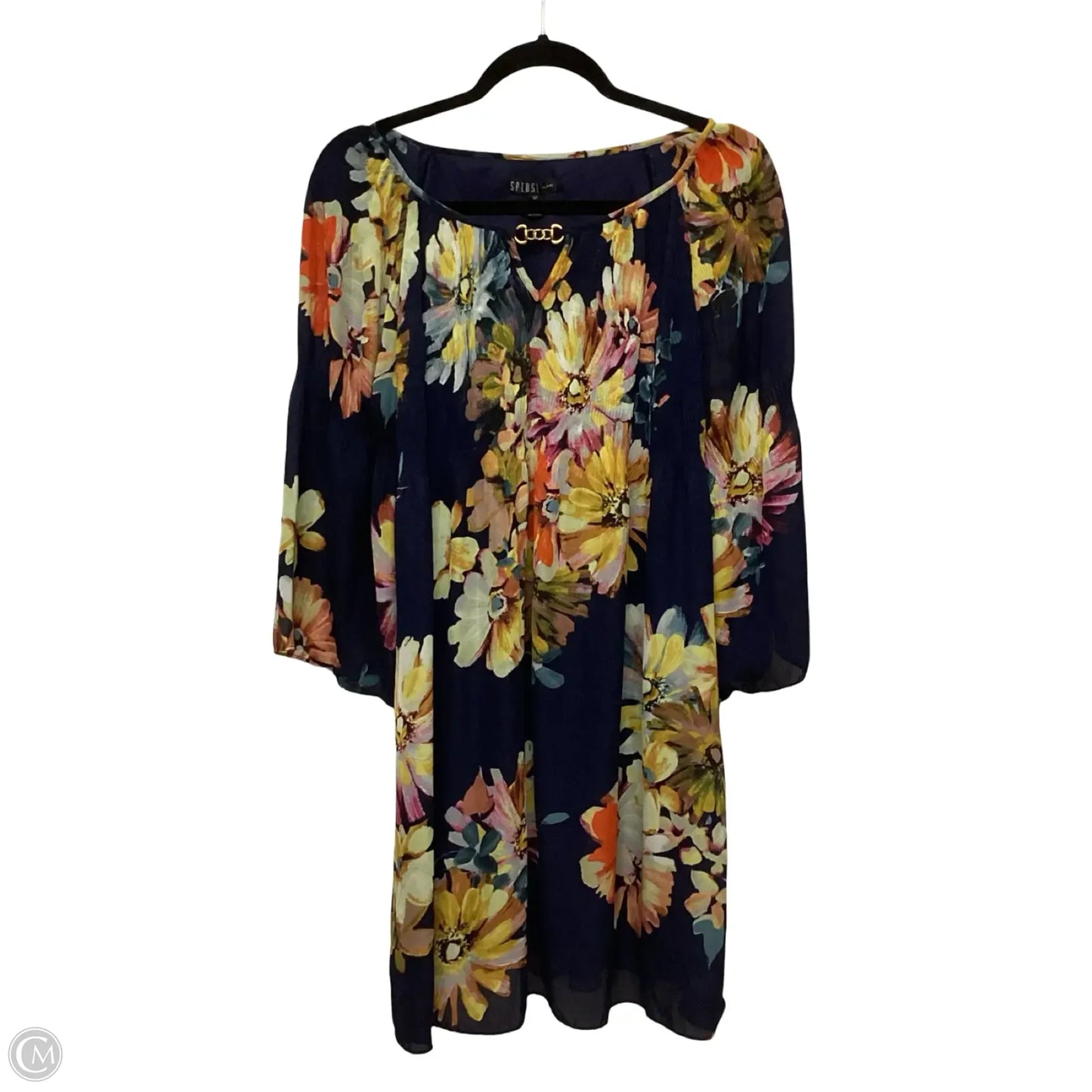 Dress Casual Short By Spense In Floral Print, Size: 12p