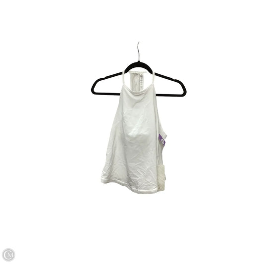 Athletic Tank Top By Lululemon In White, Size: 4