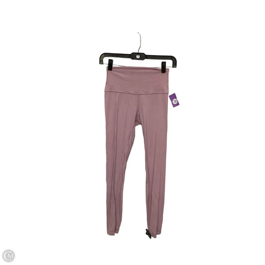 Athletic Leggings By Lululemon In Pink, Size: 4