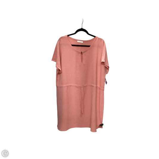 Dress Casual Short By bluetime In Peach, Size: Xl