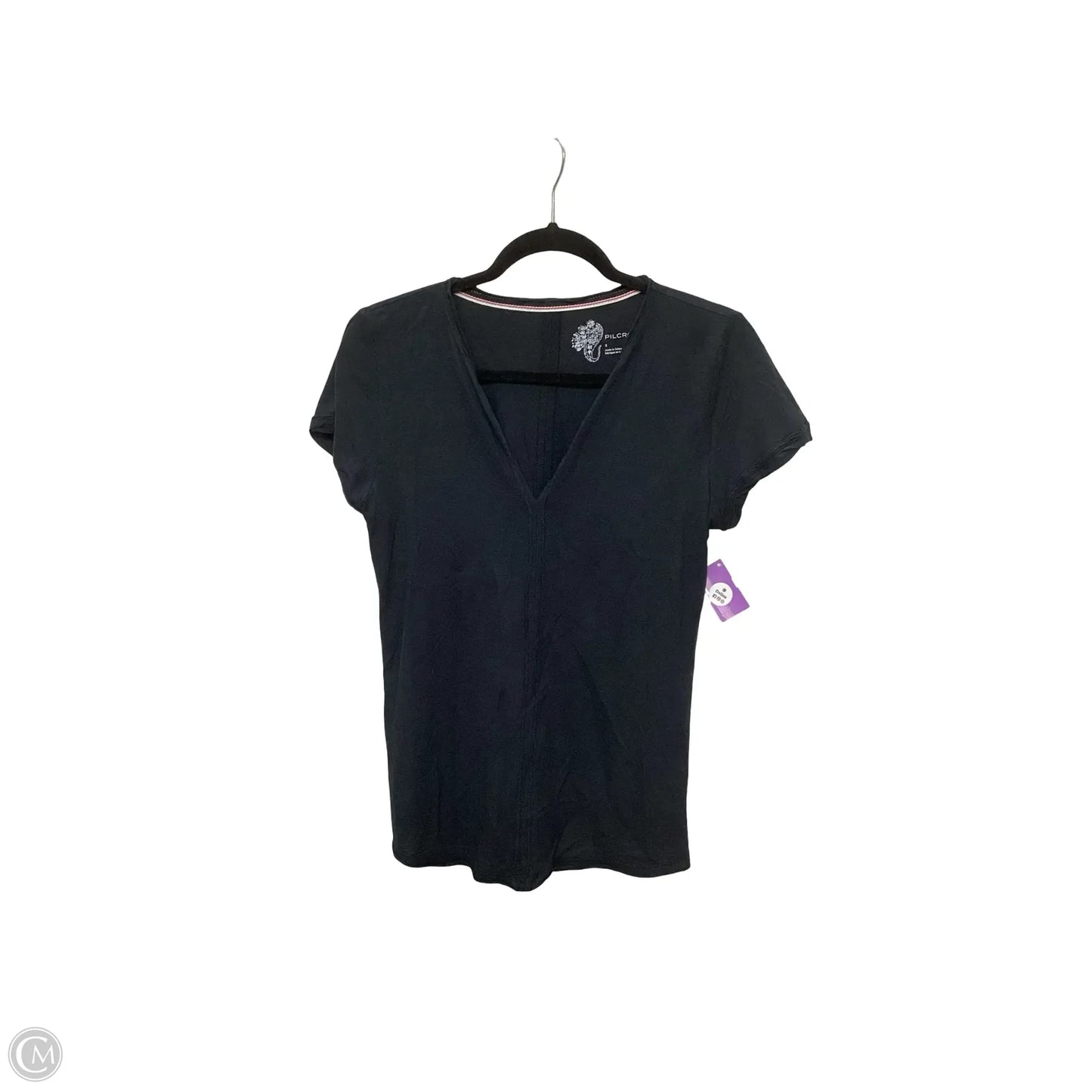 Blouse Short Sleeve By Pilcro In Black, Size: S