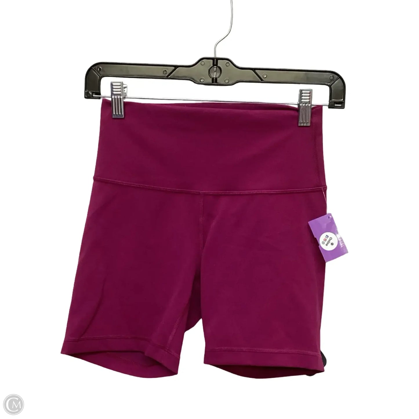 Athletic Shorts By Lululemon In Pink, Size: 6