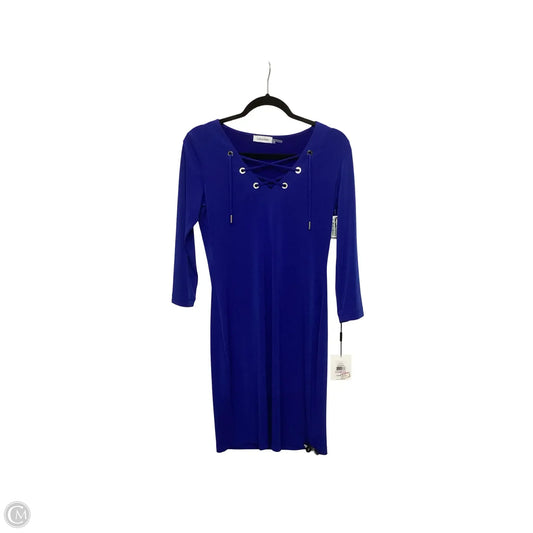 Dress Casual Short By Calvin Klein In Blue, Size: 6
