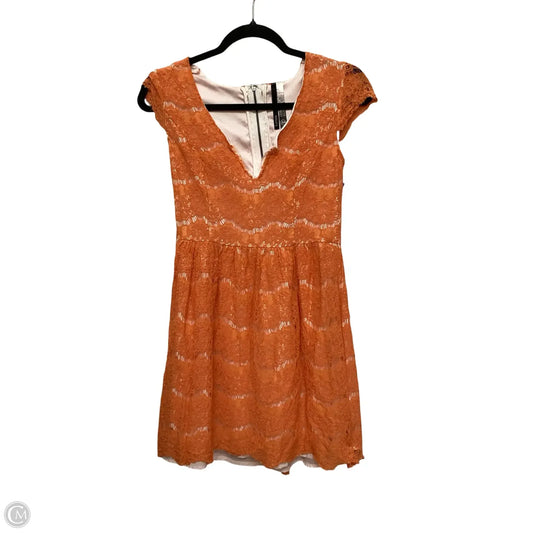 Dress Casual Short By Kensie In Orange, Size: Xs