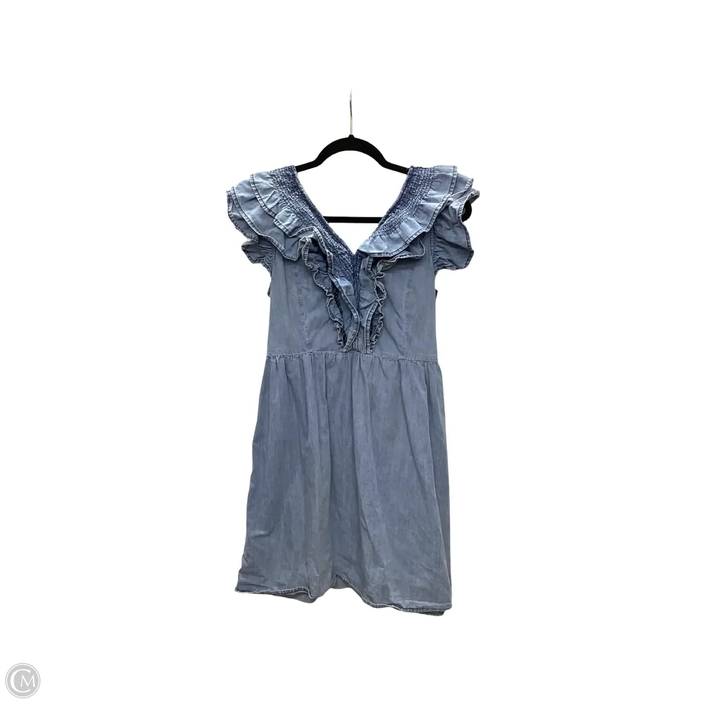 Dress Casual Short By 143 Story In Blue Denim, Size: M