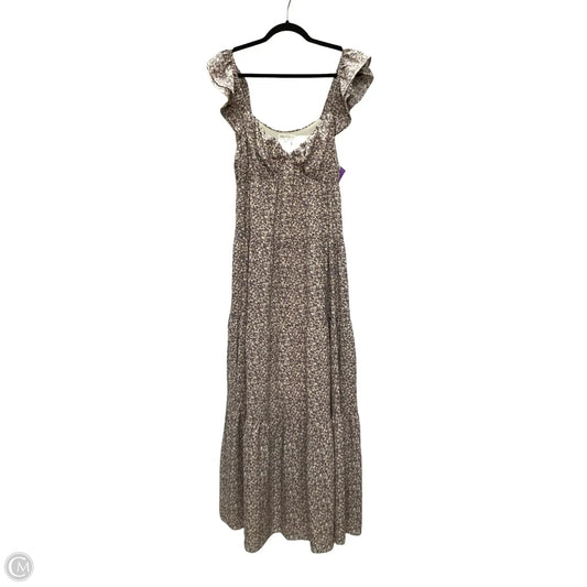 Dress Casual Maxi By FREE THE ROSES In Floral Print, Size: M