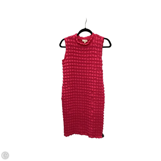 Dress Casual Short By Tree Kisses In Pink, Size: Xl