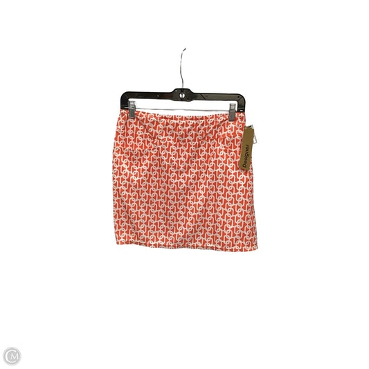 Designer Skort By Jude Connally In Orange, Size: L