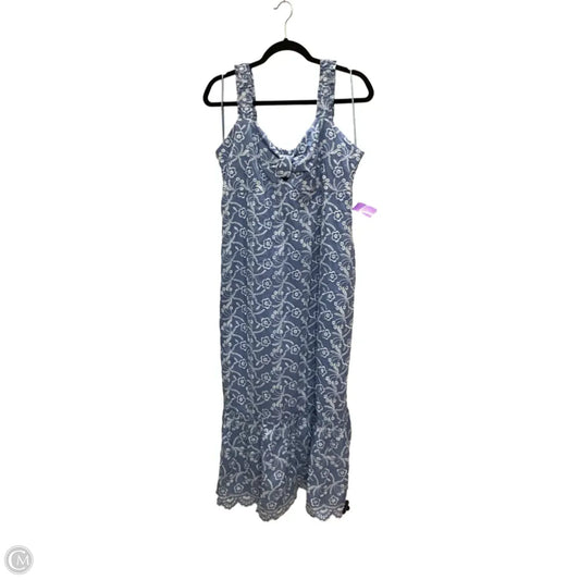 Dress Casual Midi By Like Love In Blue, Size: M
