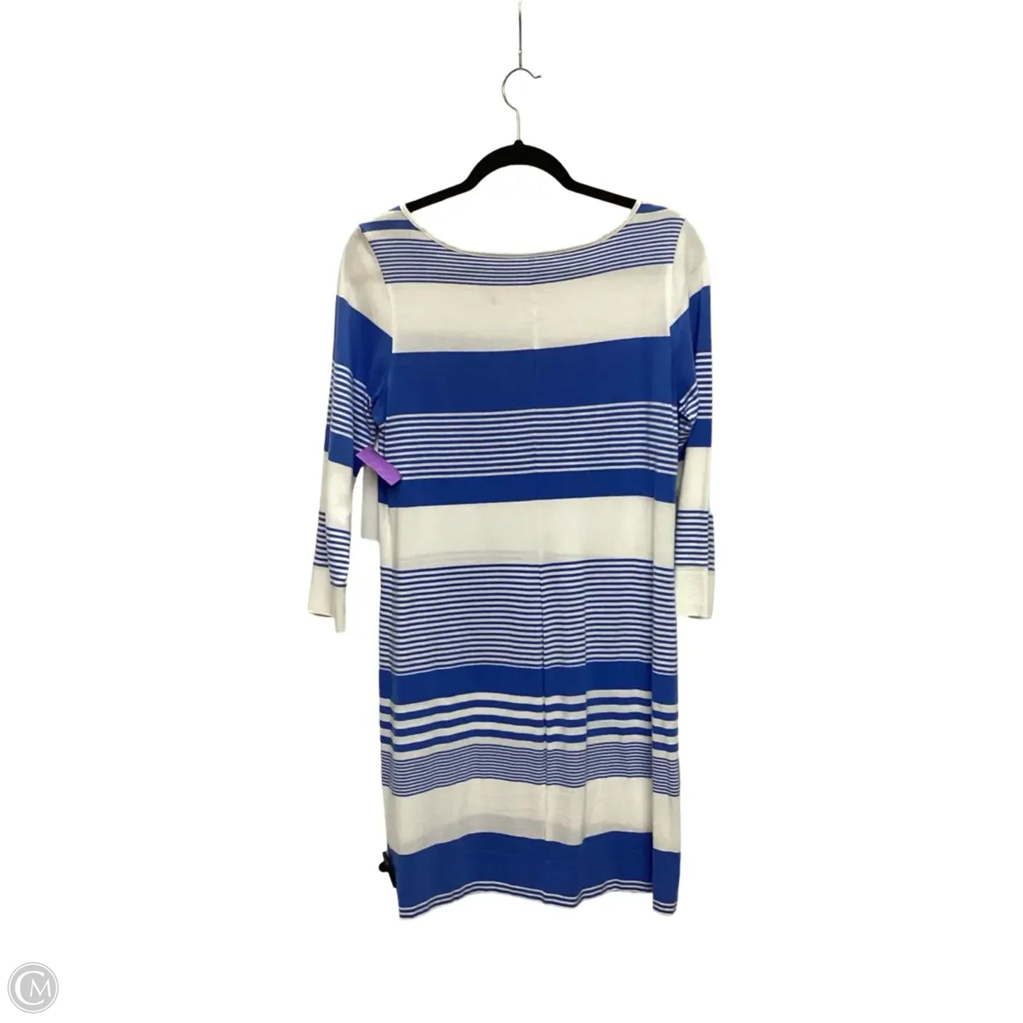 Dress Designer By Lilly Pulitzer In Blue & White, Size: M