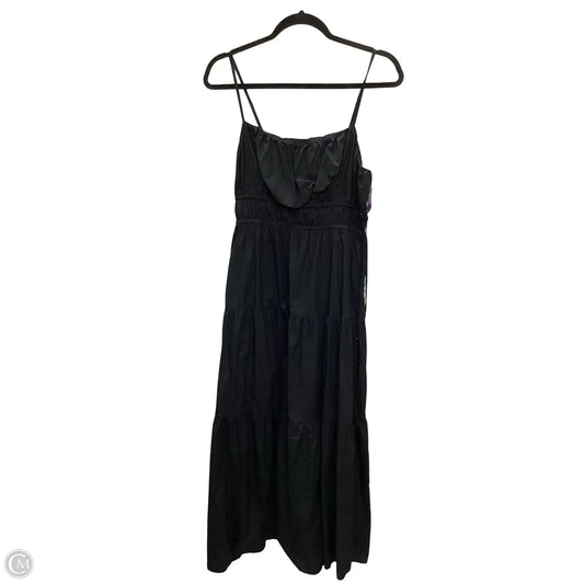 Dress Casual Midi By Loft In Black, Size: 10