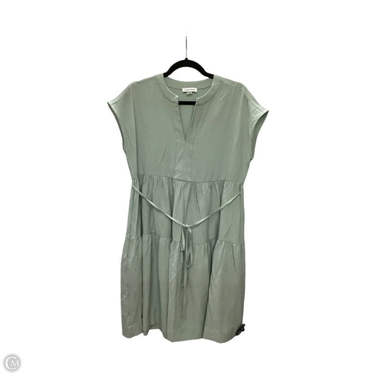 Dress Casual Short By Calvin Klein In Green, Size: 4