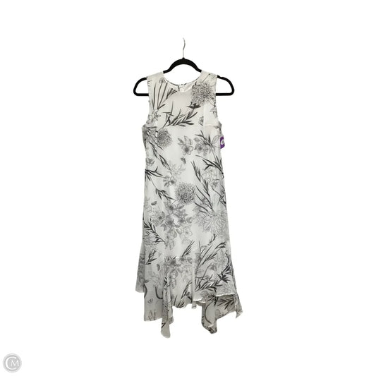 Dress Casual Midi By Calvin Klein In White, Size: 6
