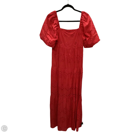 Dress Casual Maxi By Meadow Rhodes In Red, Size: S