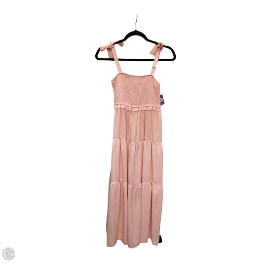 Dress Casual Midi By Mi Ami In Pink, Size: S