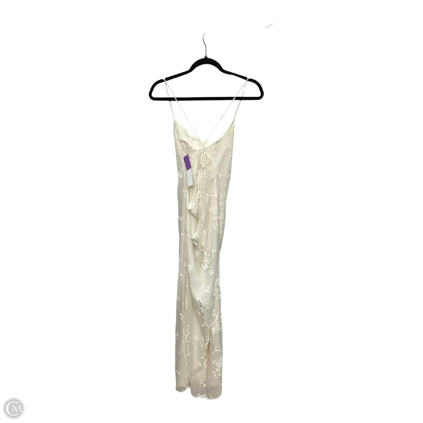 Designer Dress Party Midi By Meshki In White, Size: S