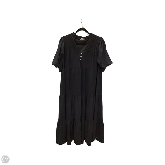 Dress Casual Midi By Entro In Black, Size: M