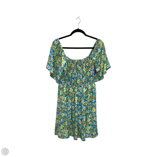 Dress Casual Short By How Very Loved In Blue & Green, Size: M
