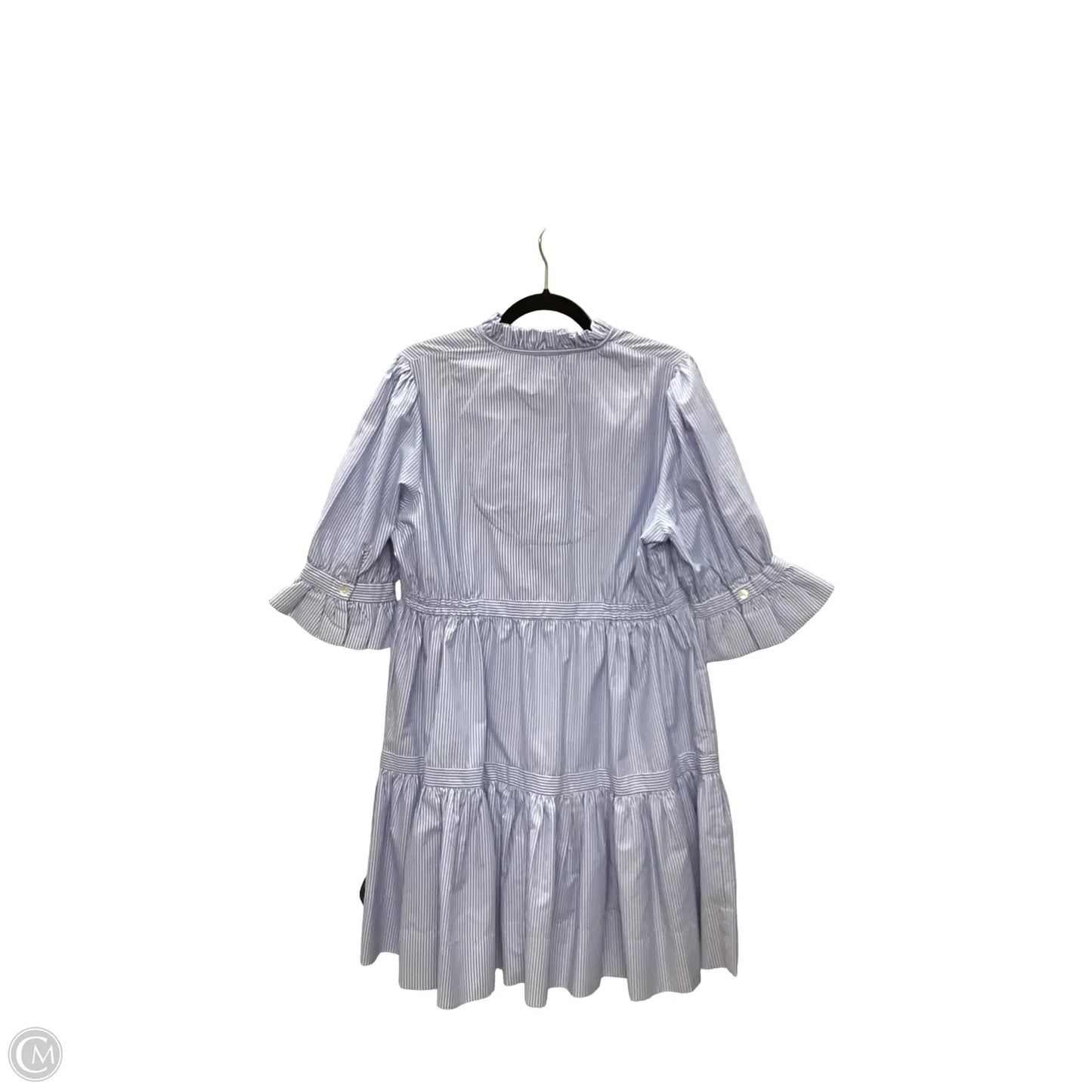 Designer Dress Casual Short By Gretchen Scott In Blue, Size: L