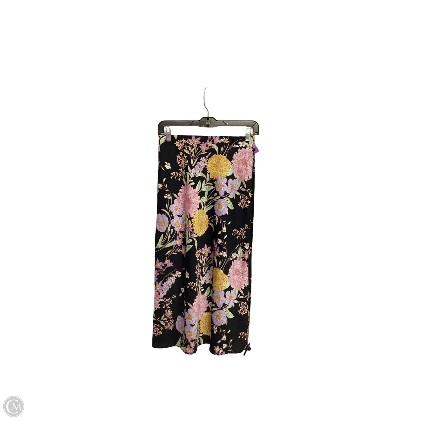 Skirt Midi By Ann Taylor In Black, Size: Xxs