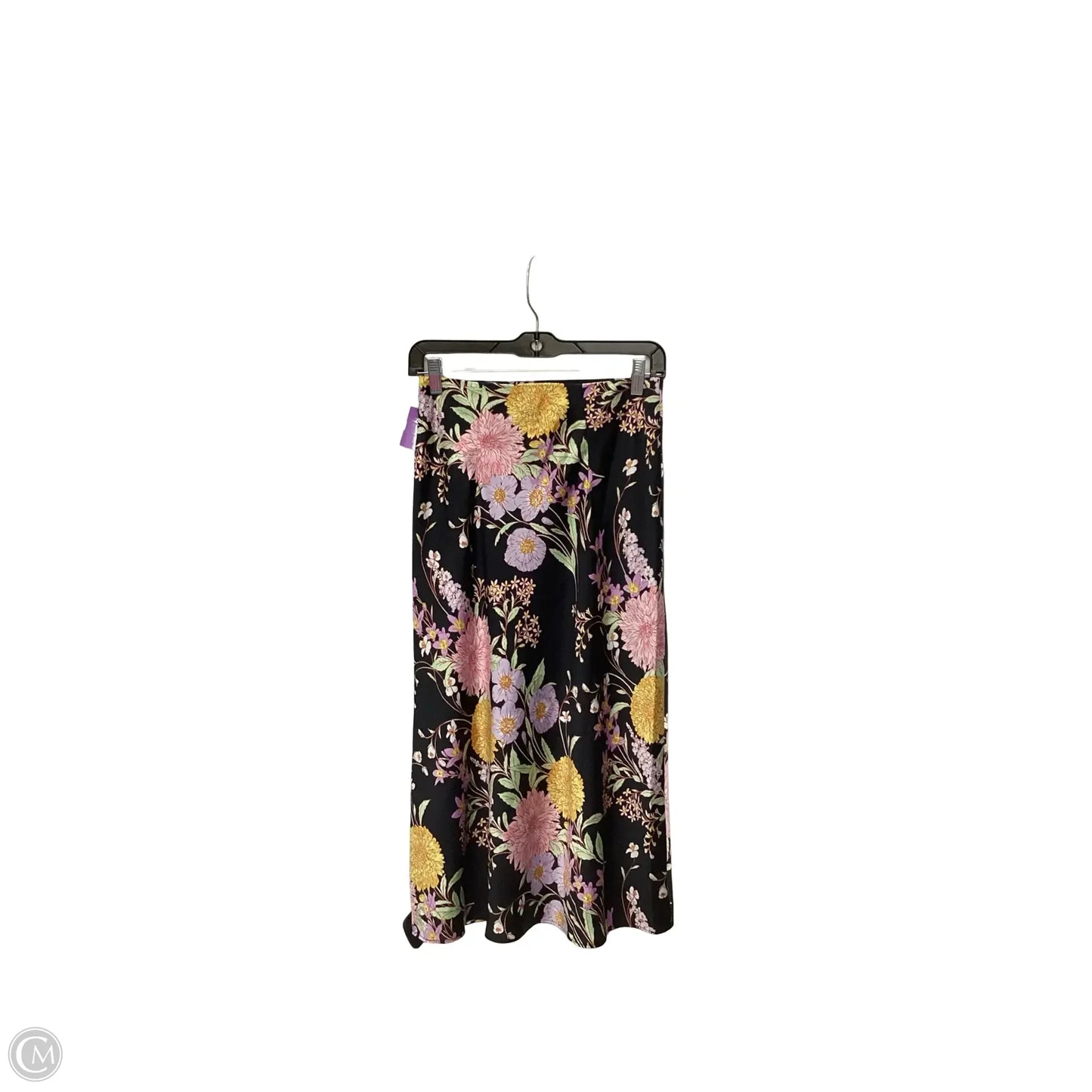 Skirt Midi By Ann Taylor In Black, Size: Xxs