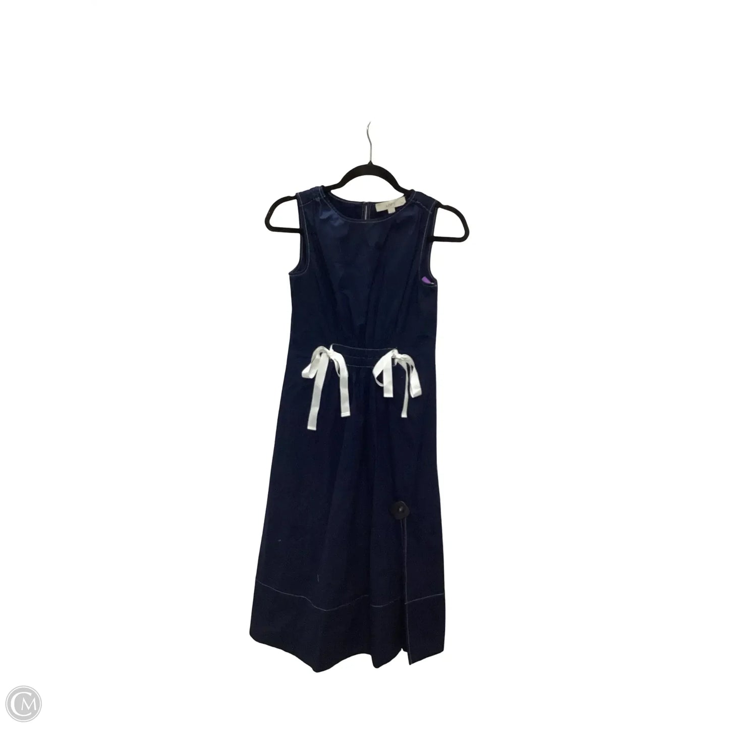Dress Casual Midi By Loft In Blue, Size: Xxsp
