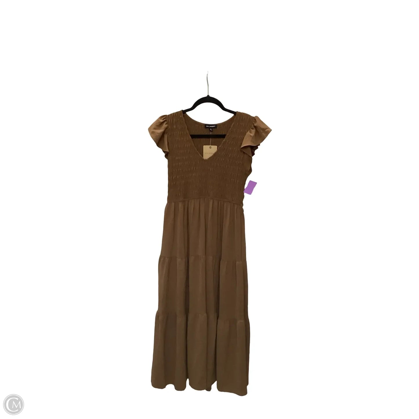 Dress Casual Maxi By Blu Pepper In Brown, Size: S