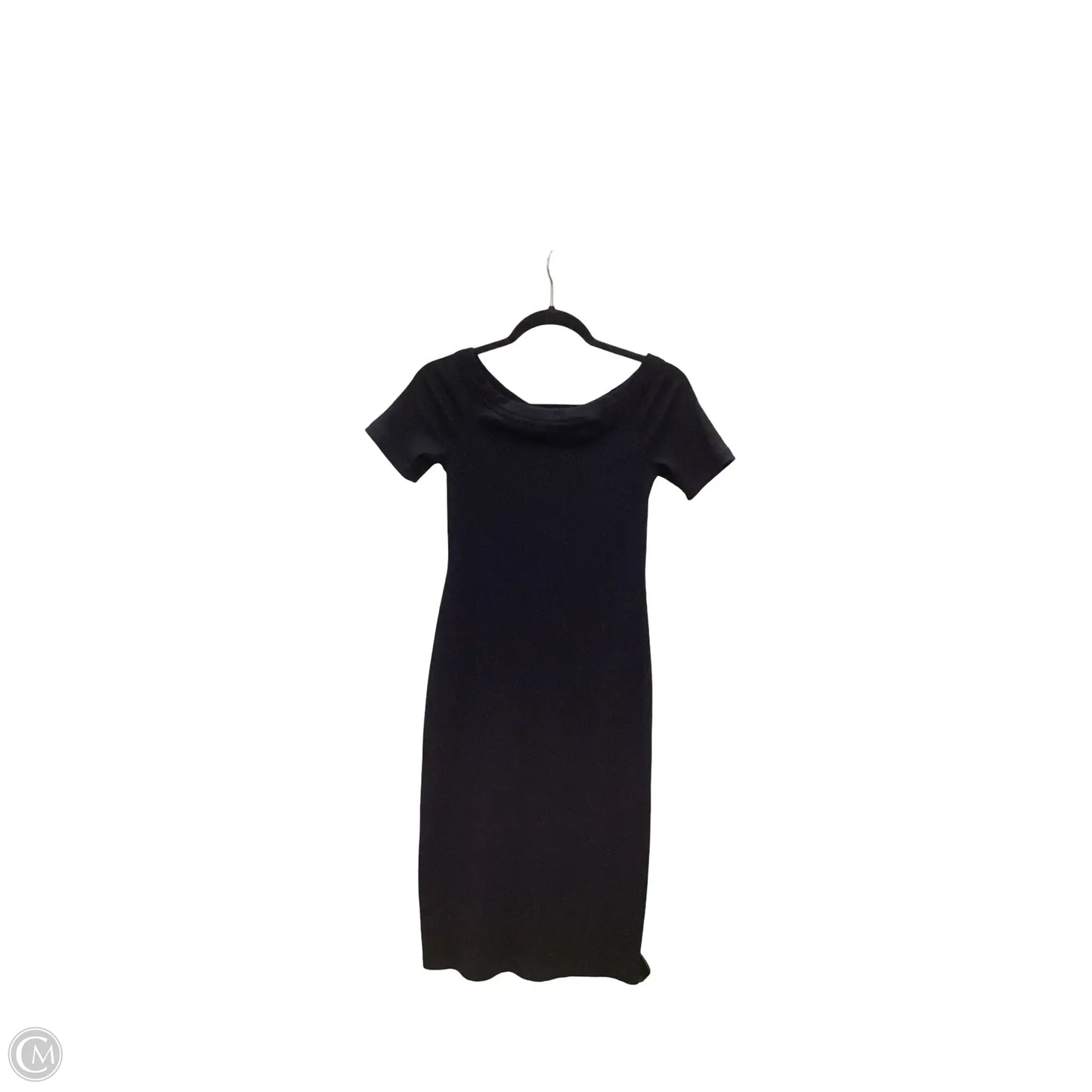 Dress Casual Midi By Universal Thread In Black, Size: Xs