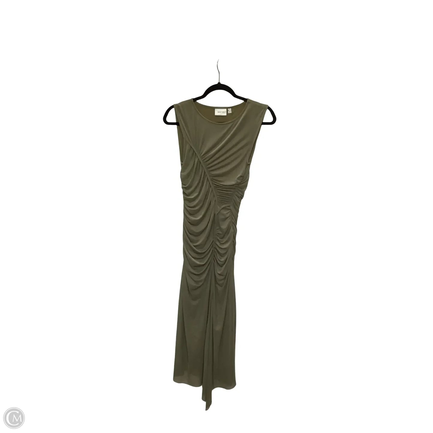 Designer Dress Party Long By GESTUZ In Green, Size: Xs