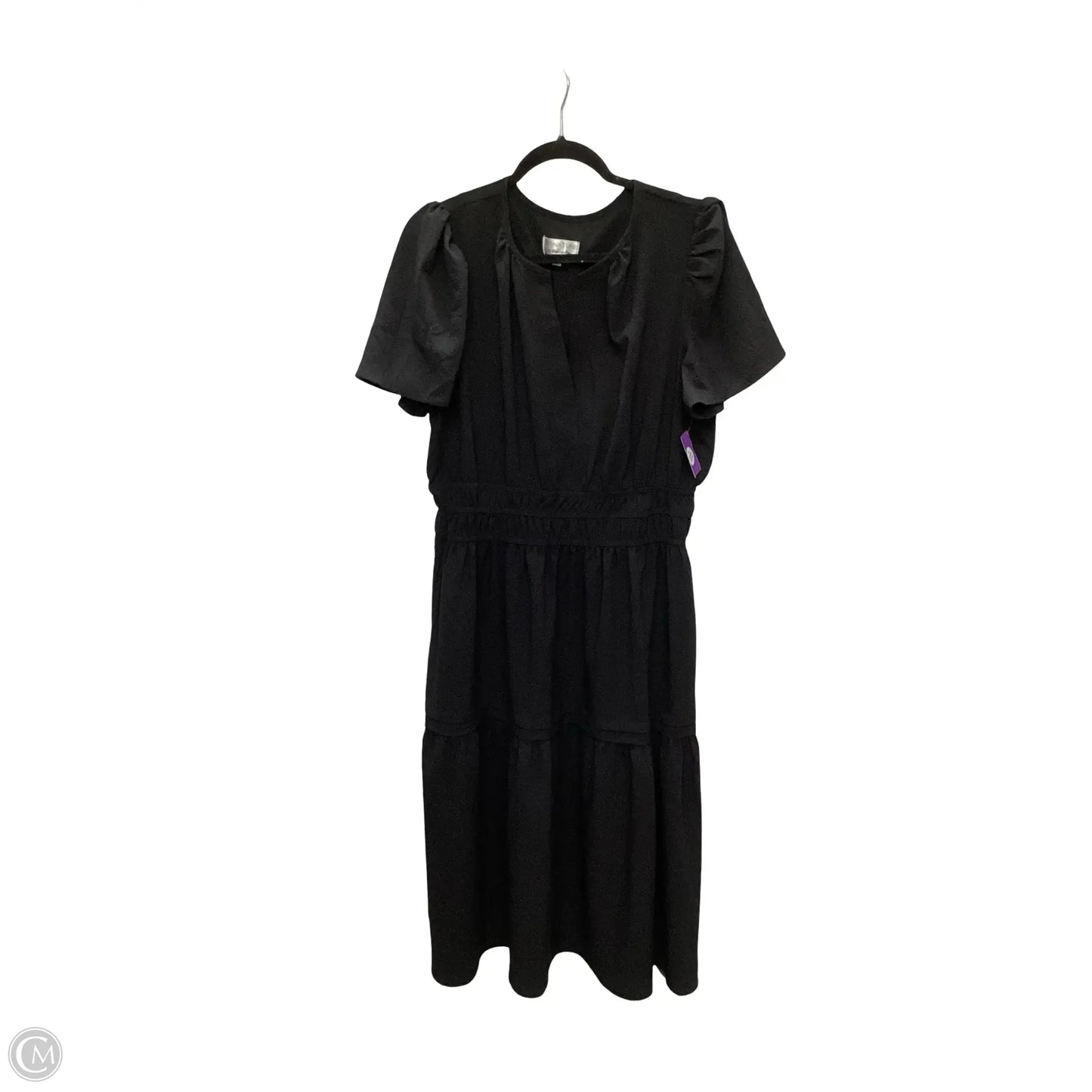 Dress Casual Short By Signature By Robbie Bee In Black, Size: L